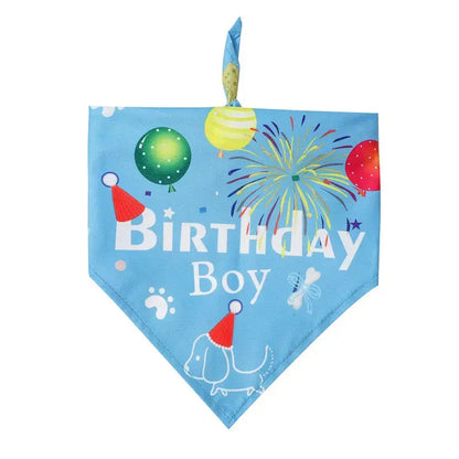 Tanpopo Cartoon Pet Birthday Hats and Bandanas