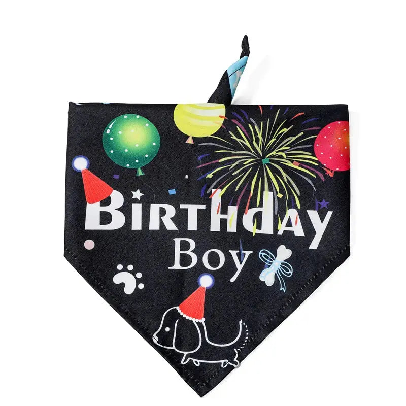 Tanpopo Cartoon Pet Birthday Hats and Bandanas