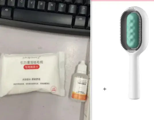 Water-Injecting Hair Removal Comb