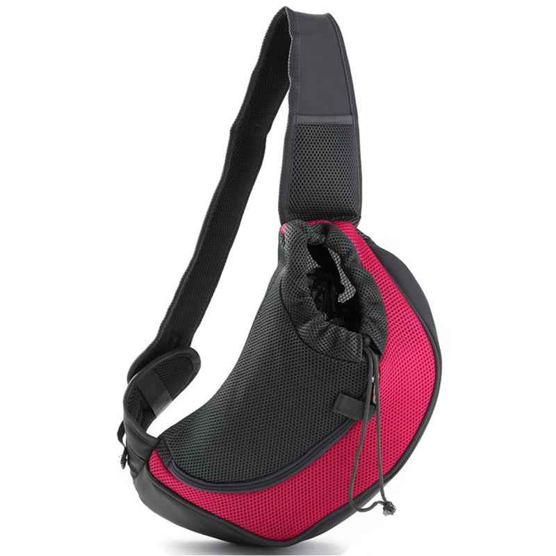 Outdoor Pet Carrier Bag - 1pc Travel Mesh Oxford Pet Puppy Handbag Pouch Sling Comfort Tote Shoulder Bag - Johns Pet Store