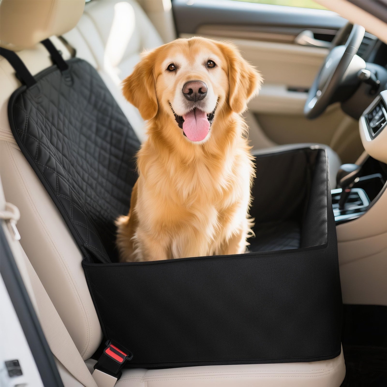 Thickened Waterproof Pet Car Seat Cover for Ultimate Protection and Comfort - Johns Pet Store