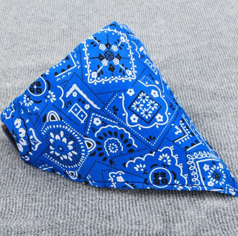 Adjustable Pet Bandana - Durable Polyester with Vibrant Patterns for Cats & Dogs - Johns Pet Store