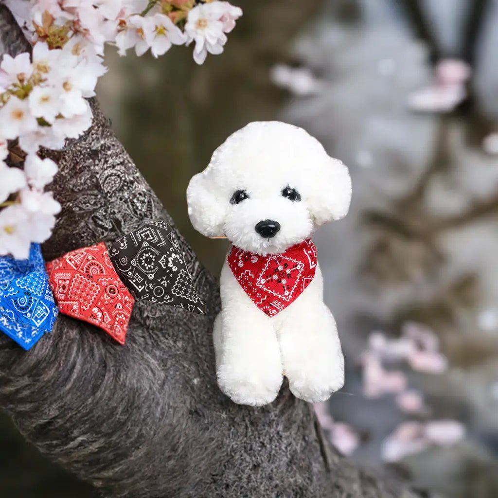 Adjustable Pet Bandana - Durable Polyester with Vibrant Patterns for Cats & Dogs - Johns Pet Store