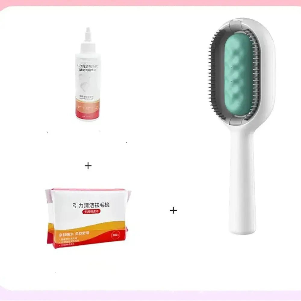 AquaPet Water Injecting Hair Removal Comb - Gentle Deshedding With Water For All Coat Types - Johns Pet Store