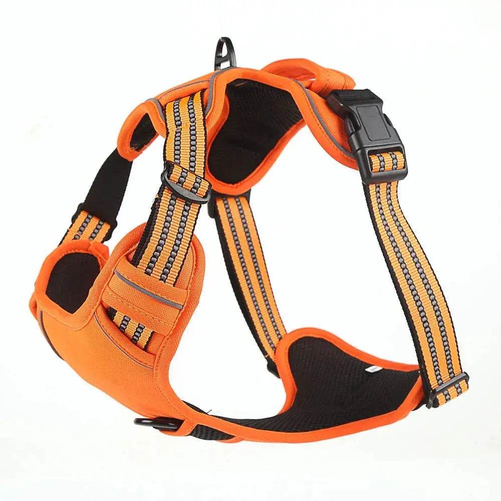 Adjustable High Visibility Pet Harness Vest for Dogs - Reflective Breathable Design - Johns Pet Store