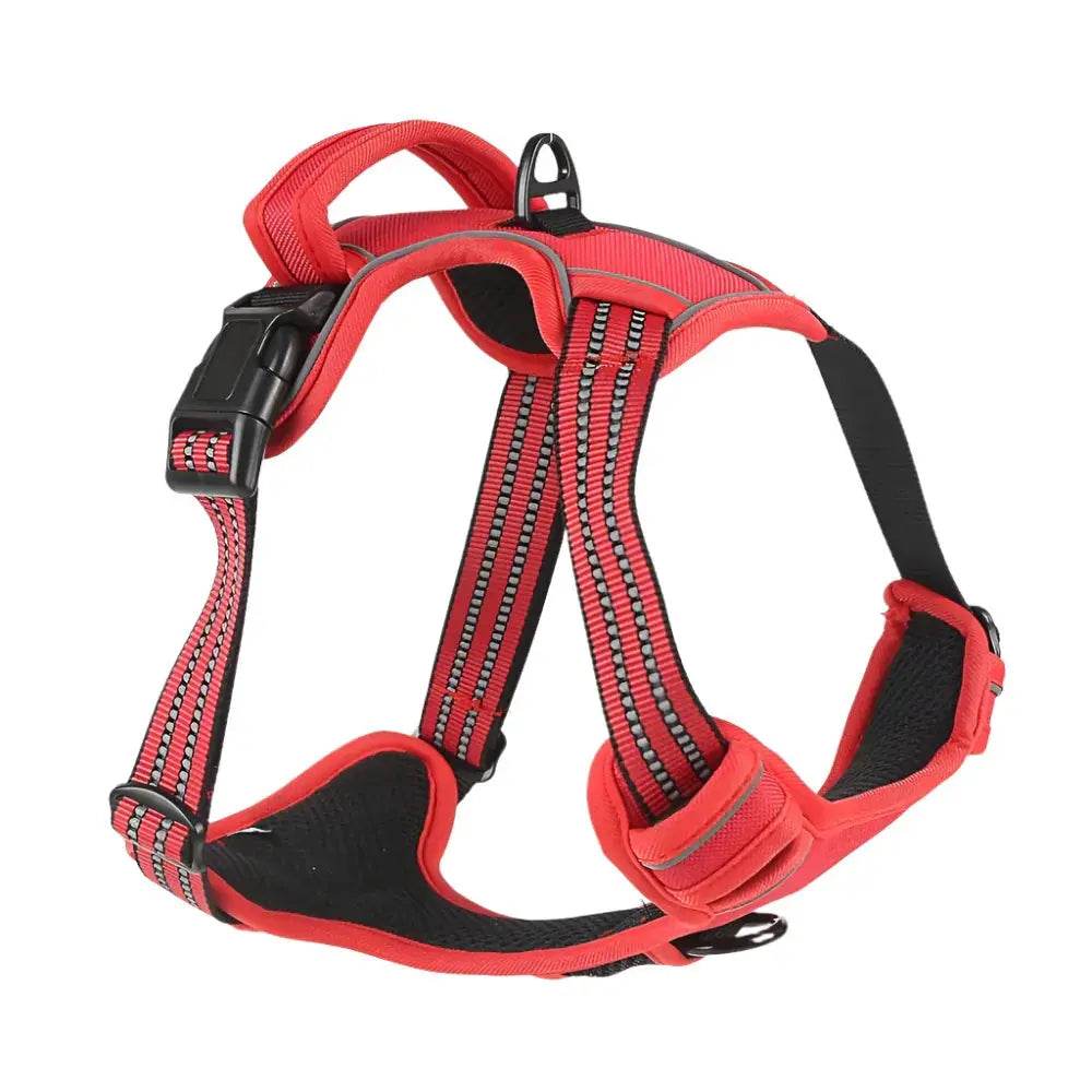 Adjustable High Visibility Pet Harness Vest for Dogs - Reflective Breathable Design - Johns Pet Store