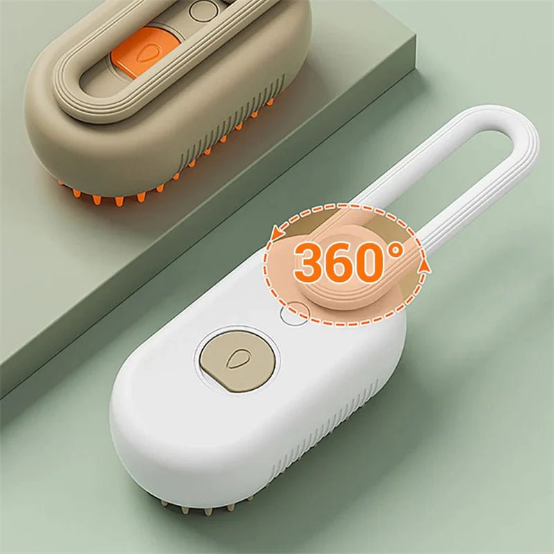 Cat And Dog Steam Cleaning Massaging Hair Removal Brush 3 In 1 Electric Spray Pet Grooming Comb - 3 In 1 - Johns Pet Store