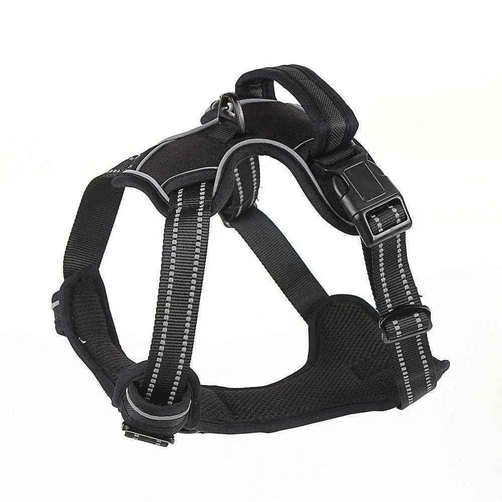 Soft & Safe Reflective Dog Harness for Enhanced Visibility and Comfort - Johns Pet Store