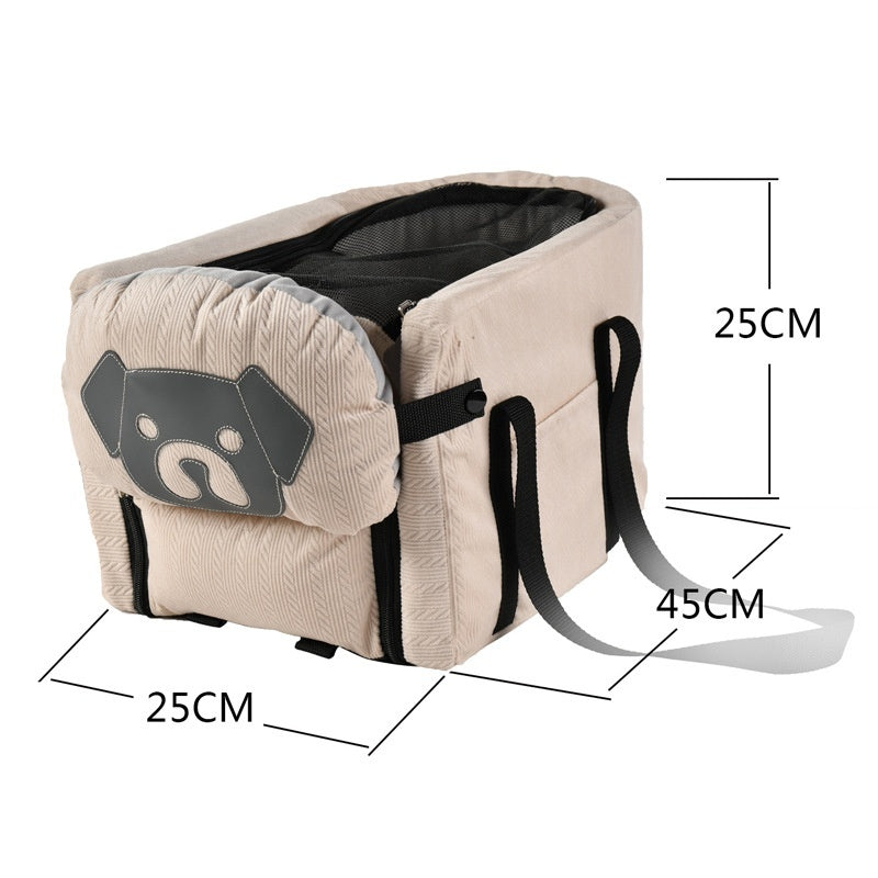 Pet Travel Backpack Seat for Cats and Dogs - Car Console Armrest Backpack - Johns Pet Store