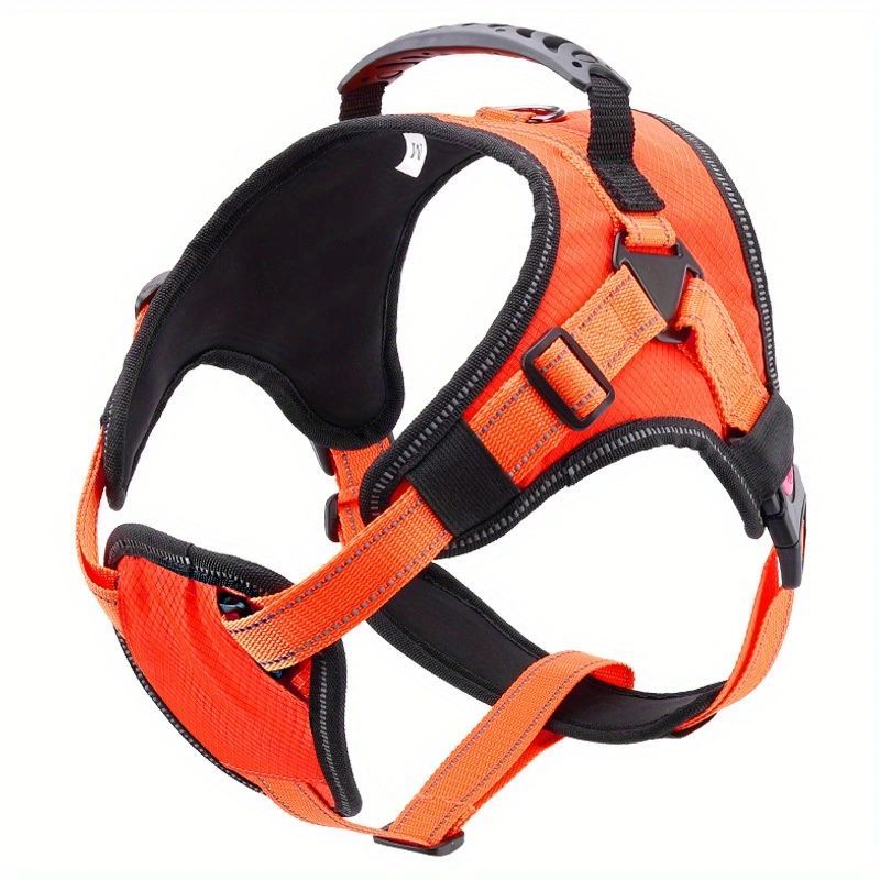 Nylon Dog Harness No Pull Breathable Reflective Vest for Small and Large Dogs - Ideal for Outdoor Running and Training - Johns Pet Store