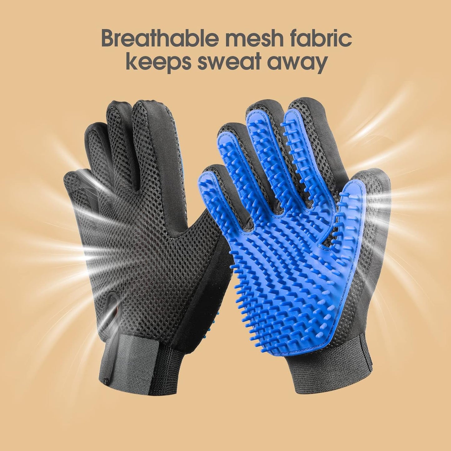 Clovertail™ Pet Grooming Gloves