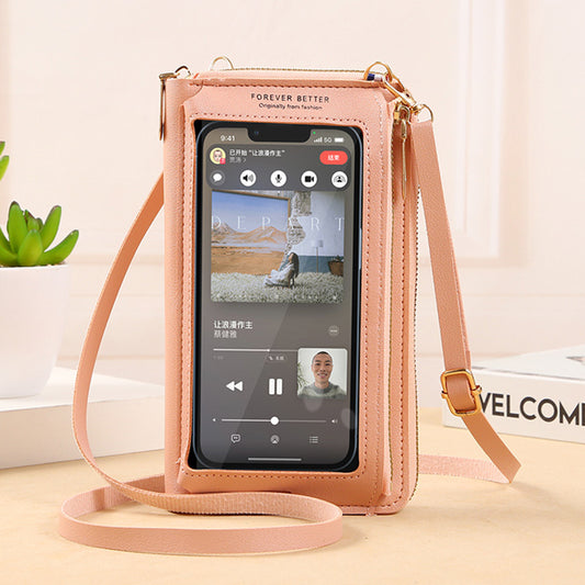 Touchscreen Phone Bag while pet walking Convenience