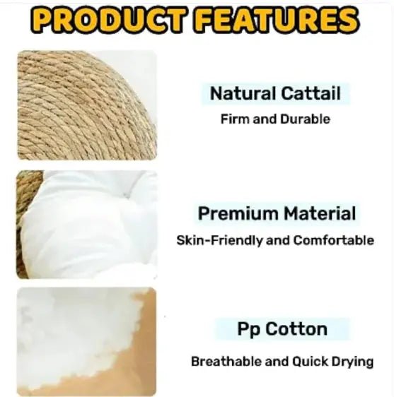 Handmade Pet Comfort Basket - Eco Friendly Cat Bed For Cats And Small Pets - Johns Pet Store