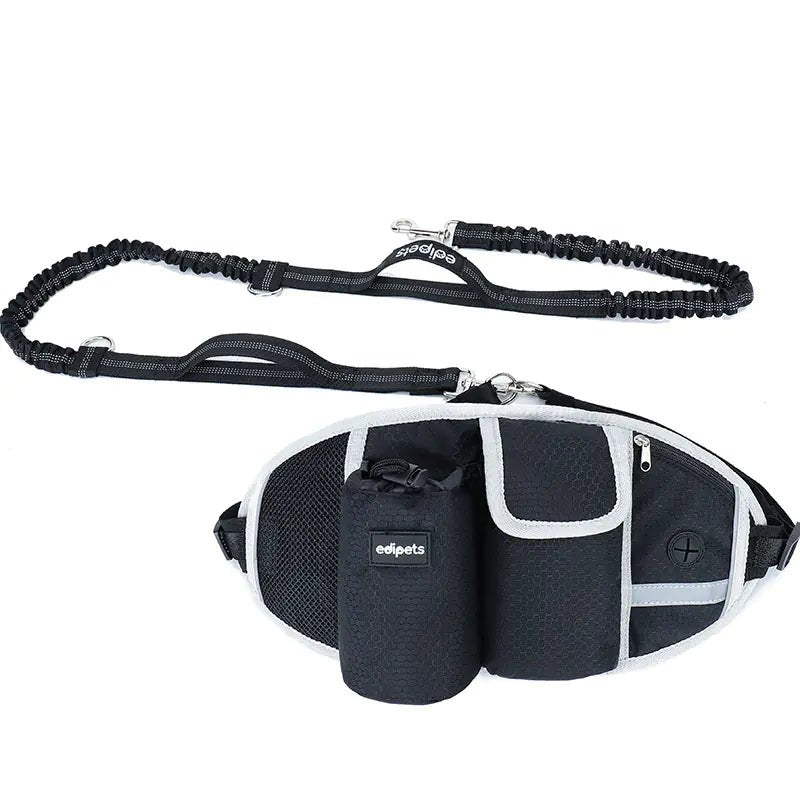 Hands Free Dog Training Leash With Waist Bag Storage For Running Walking And Outdoor Adventures - Johns Pet Store
