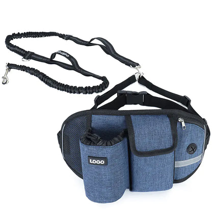 Hands-Free Dog Training Leash with Waist Bag Storage