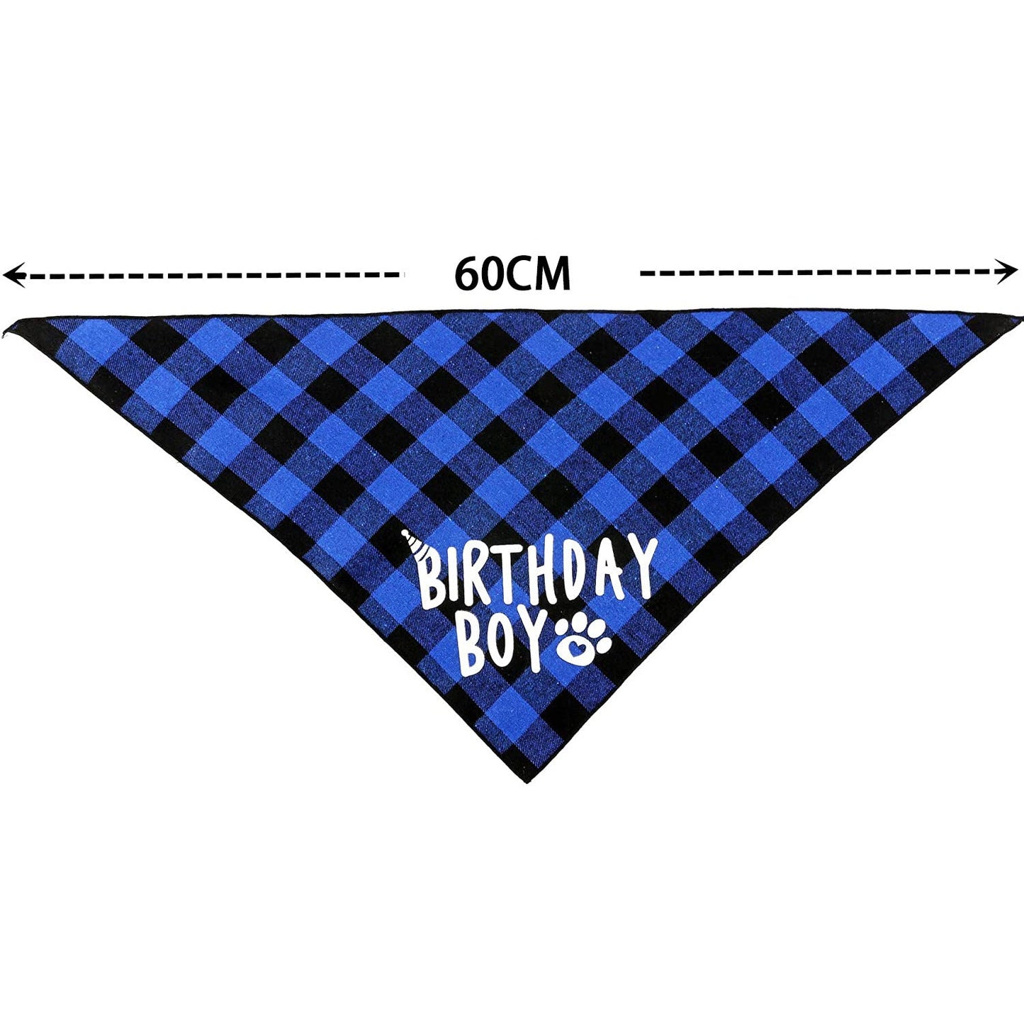Pet Birthday Hat Set With Adorable Triangle Scarf Decoration - Johns Pet Store