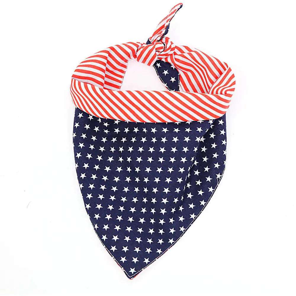 Pet Triangle Scarf Headband Jewelry for Pets - Trendy Stripe Pattern for Dogs and Cats - Johns Pet Store
