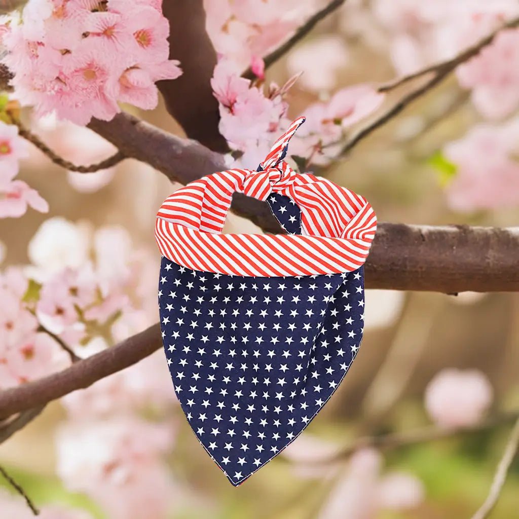 Pet Triangle Scarf Headband Jewelry for Pets - Trendy Stripe Pattern for Dogs and Cats - Johns Pet Store