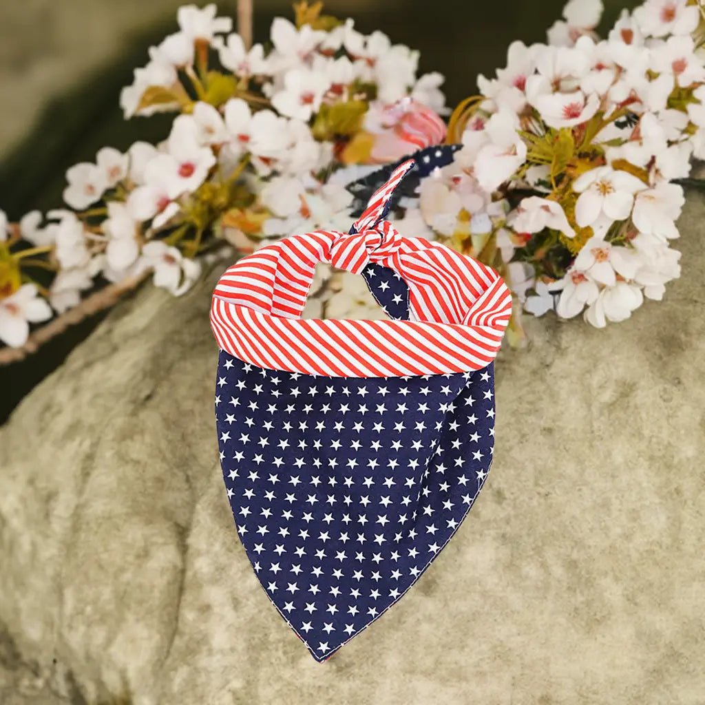 Pet Triangle Scarf Headband Jewelry for Pets - Trendy Stripe Pattern for Dogs and Cats - Johns Pet Store