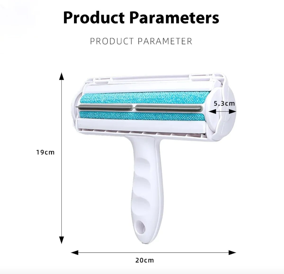 Pets Portable Electrostatic Pet Hair Roller Reusable Lightweight - Johns Pet Store