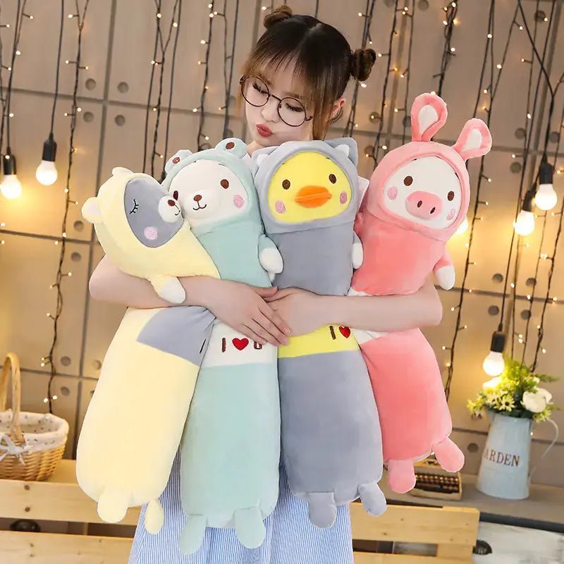 Plush Cuddly Toy Costume Pillow For Kids And Adults - Transforms Into Plush Duck Shapes For Travel Comfort - Johns Pet Store
