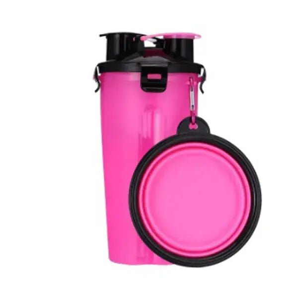 Portable Folding Water Bottle And Food Cup For Pets On The Go Hydration And Feeding - Johns Pet Store