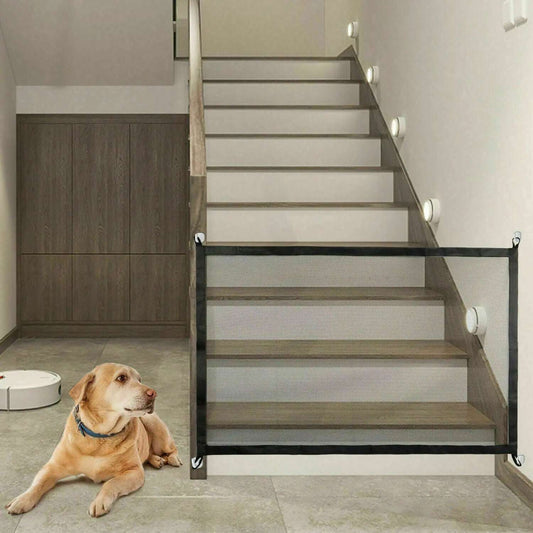 Portable Mesh Gate For Doorways And Stairs, Pressure Mounted - Johns Pet Store