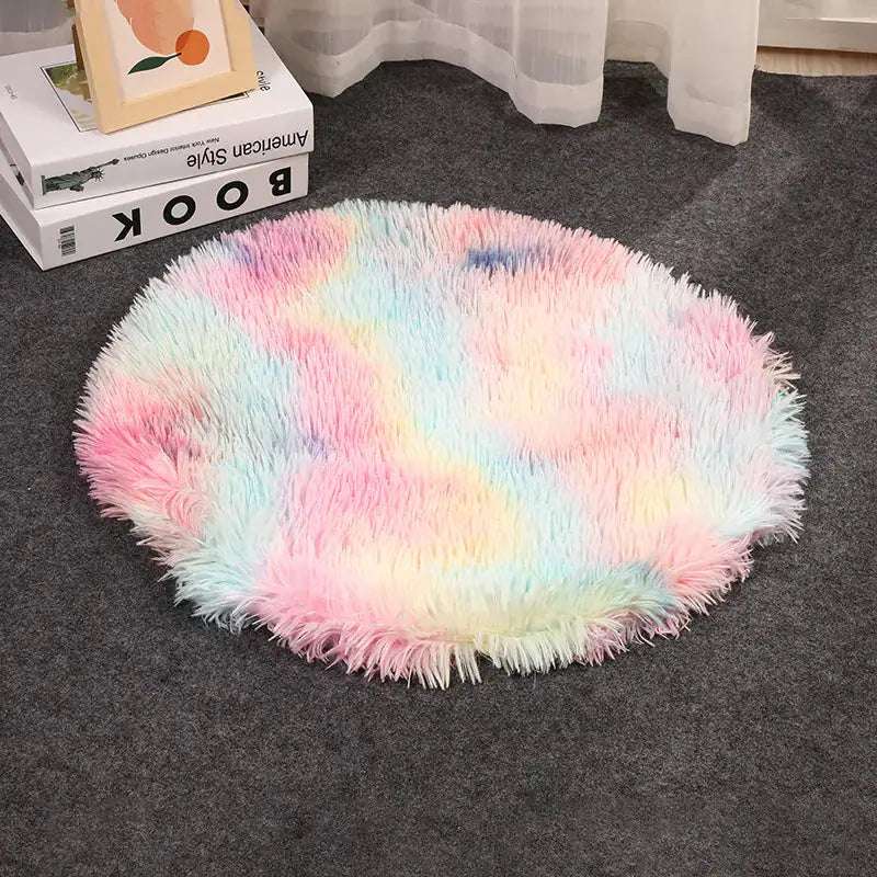 Premium Plush Round Blanket Sleeping Mat For Pets - Ultra Soft Comfort For All Sizes - Johns Pet Store