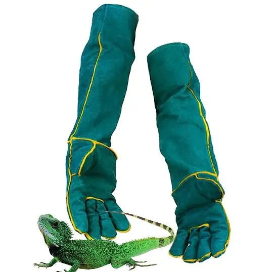 Durable Reptile Handling Gloves - Premium Protection for Hands - Johns Pet Store