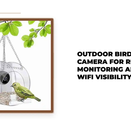 Outdoor Bird Feeder Camera for Real-Time Monitoring and HD WiFi Visibility by@Outfy