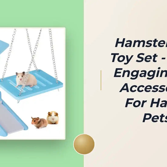 Hamster Play Toy Set - Fun &amp; Engaging DIY Accessories for Happy Pets! by@Outfy