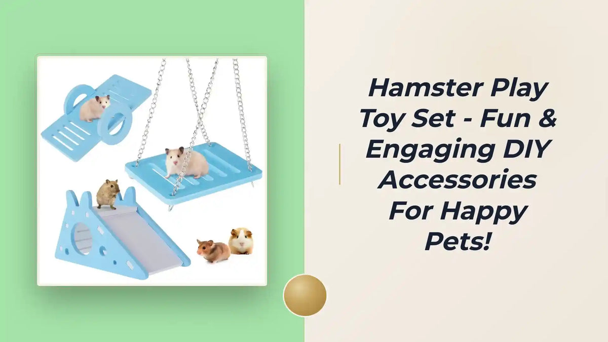 Hamster Play Toy Set - Fun &amp; Engaging DIY Accessories for Happy Pets! by@Outfy