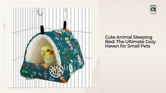 Cute Animal Sleeping Bed: The Ultimate Cozy Haven for Small Pets by@Outfy