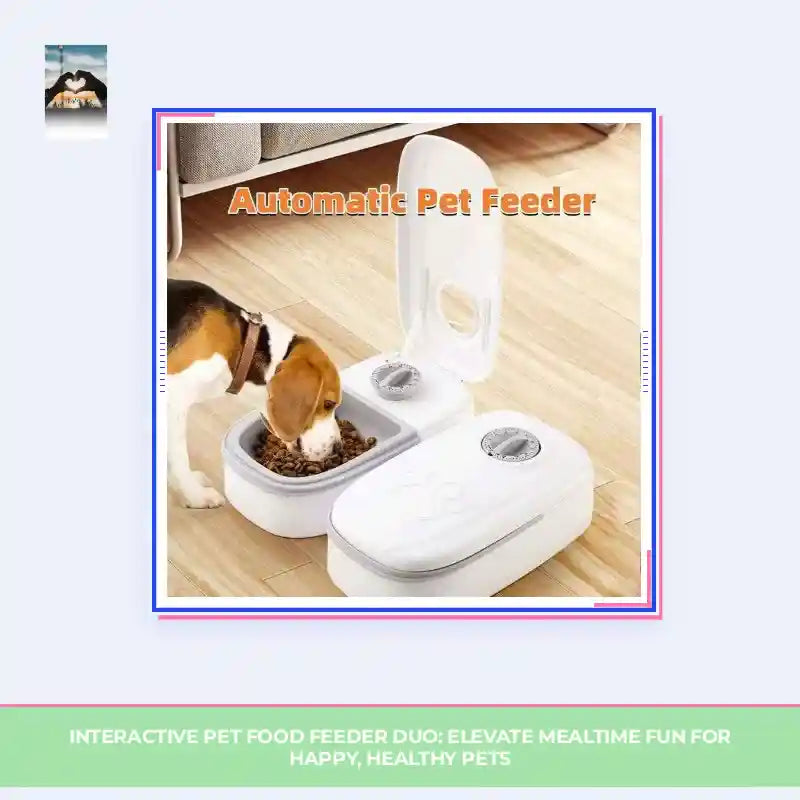 Interactive Pet Food Feeder Duo: Elevate Mealtime Fun for Happy, Healthy Pets by@Outfy