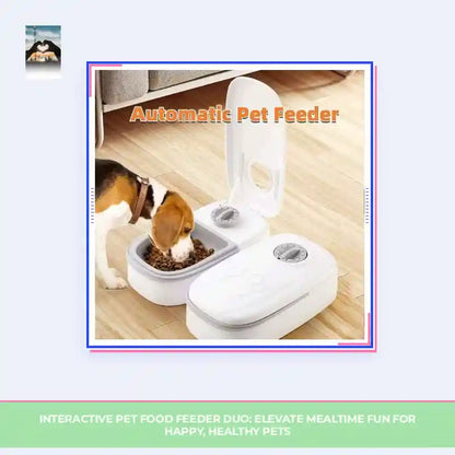 Interactive Pet Food Feeder Duo: Elevate Mealtime Fun for Happy, Healthy Pets by@Outfy