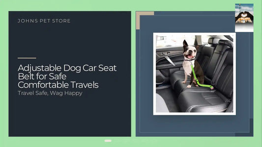Adjustable Dog Car Seat Belt for Safe Comfortable Travels by@Outfy