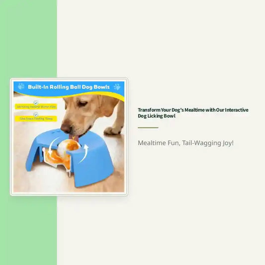 Transform Your Dog's Mealtime with Our Interactive Dog Licking Bowl by@Outfy