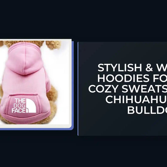 Stylish &amp; Warm Pet Hoodies for Dogs - Cozy Sweatshirts for Chihuahuas and Bulldogs by@Outfy