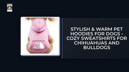 Stylish &amp; Warm Pet Hoodies for Dogs - Cozy Sweatshirts for Chihuahuas and Bulldogs by@Outfy