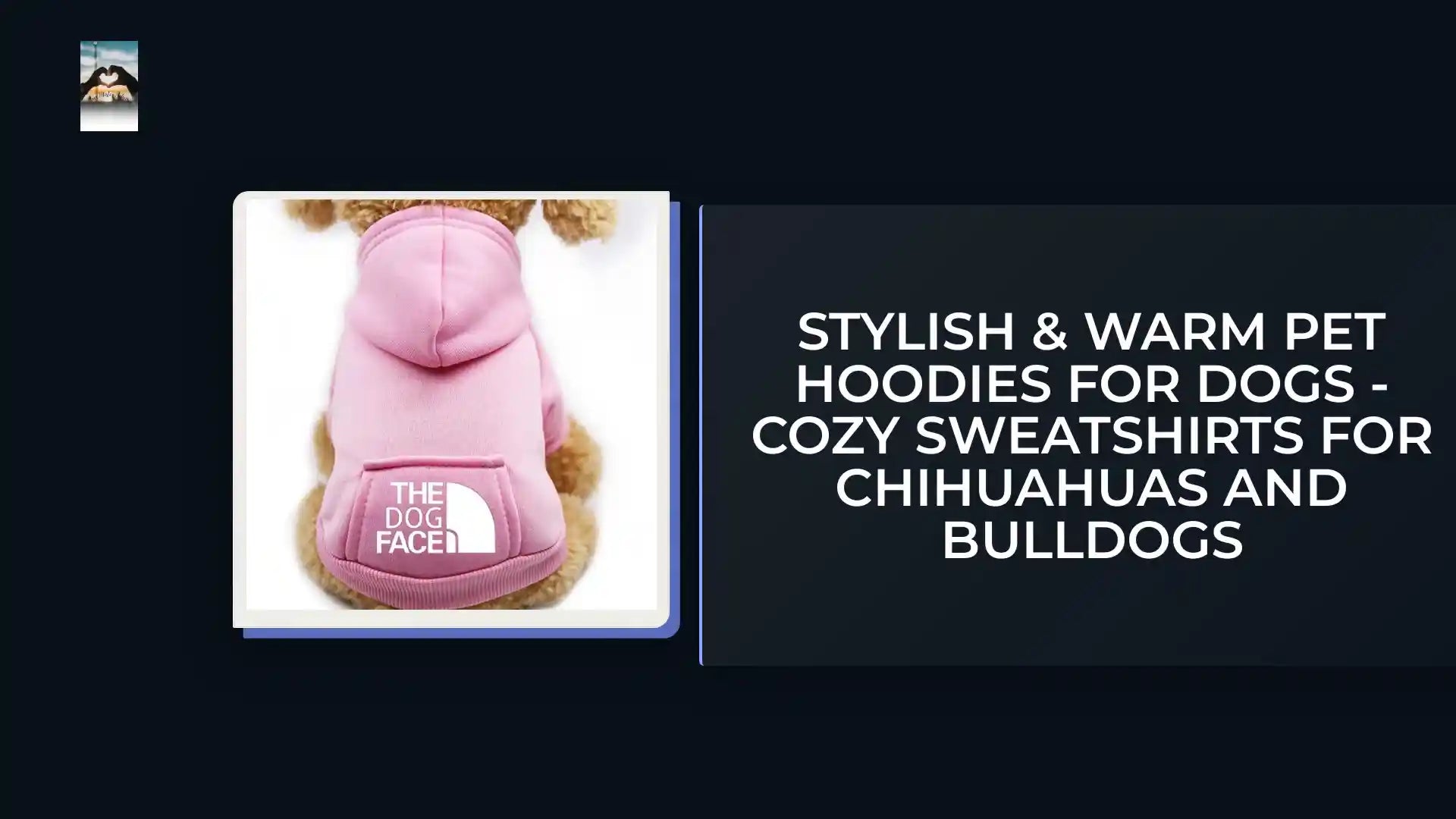 Stylish & Warm Pet Hoodies for Dogs - Cozy Sweatshirts for Chihuahuas and Bulldogs by@Outfy