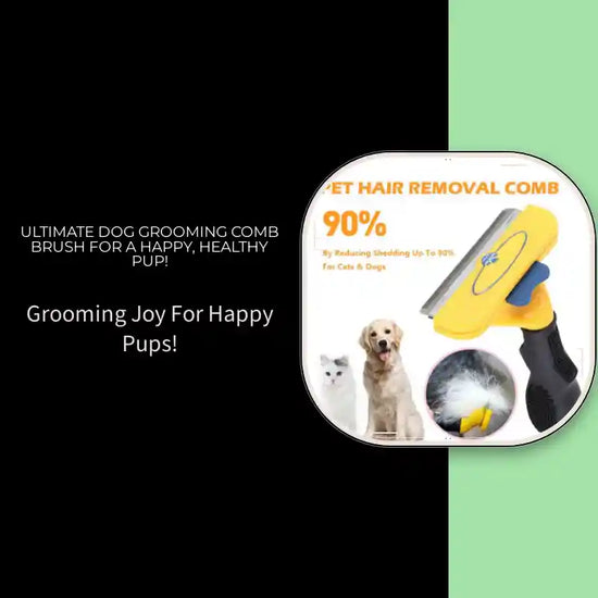 Ultimate Dog Grooming Comb Brush for a Happy, Healthy Pup! by@Outfy