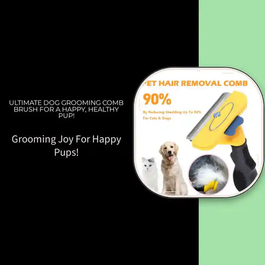 Ultimate Dog Grooming Comb Brush for a Happy, Healthy Pup! by@Outfy
