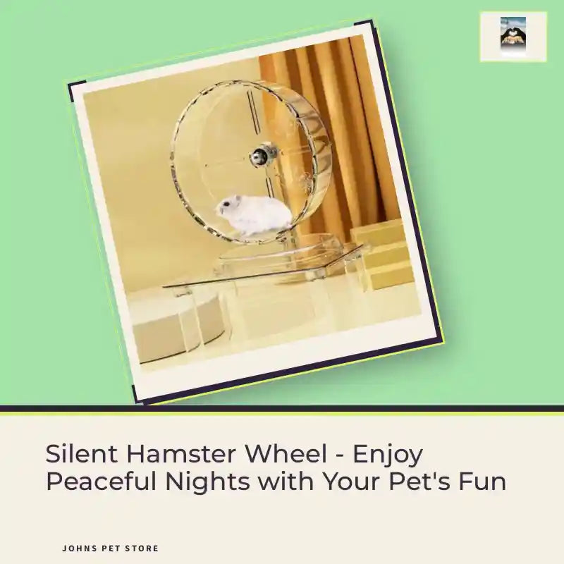 Silent Hamster Wheel - Enjoy Peaceful Nights with Your Pet's Fun by@Outfy