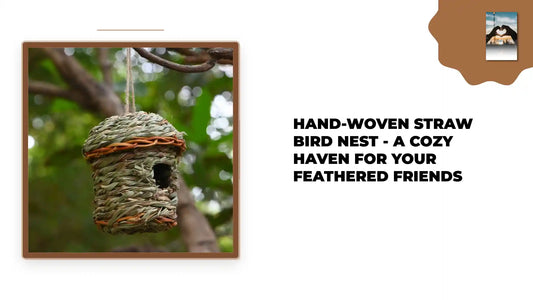 Hand-Woven Straw Bird Nest - A Cozy Haven for Your Feathered Friends by@Outfy