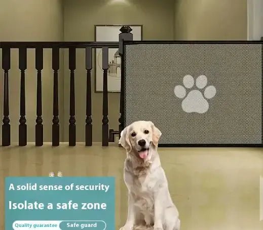 Durable Pet Barrier for Cats & Dogs - Easy Install Safety Gate for Doorways & Stairs - Johns Pet Store