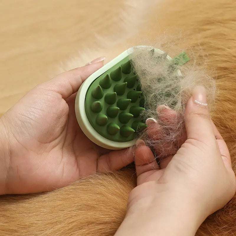 Soft Silicone Hair Remover Comb - Dual Purpose Bath And Grooming Tool For Dogs And Cats - Johns Pet Store