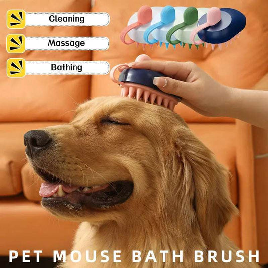 Soft Silicone Hair Remover Comb - Dual Purpose Bath And Grooming Tool For Dogs And Cats - Johns Pet Store