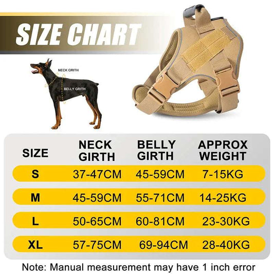 Premium Dog Harness for German Shepherd & Golden Retriever - Secure and Durable Training Vest - Johns Pet Store