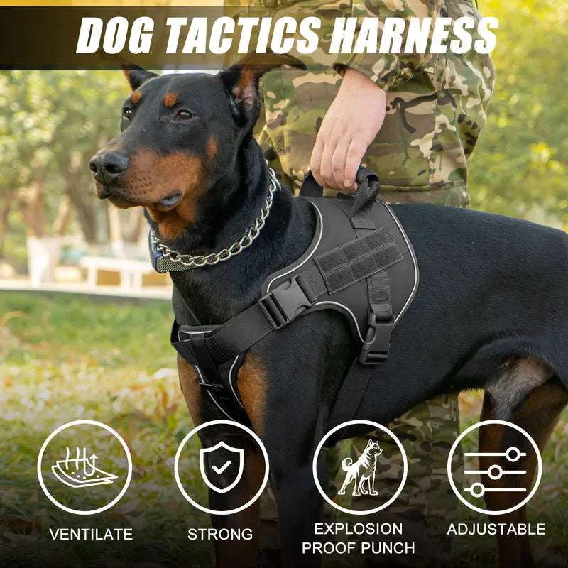 Premium Dog Harness for German Shepherd & Golden Retriever - Secure and Durable Training Vest - Johns Pet Store