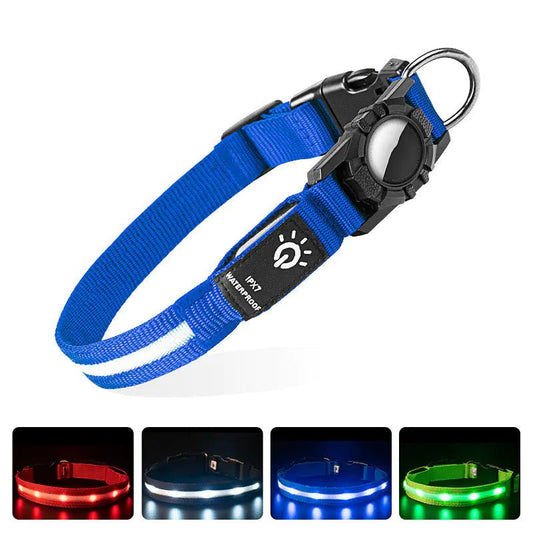 Tracker Shine Pet Collar Locator Waterproof For Active Pets In Red Green Blue White - Johns Pet Store